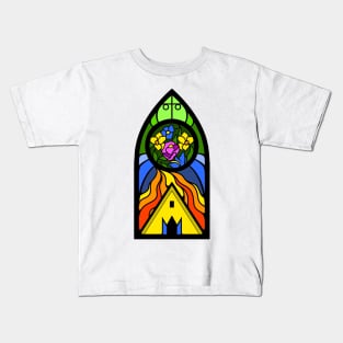 Midsommar Stained Glass Kids T-Shirt
